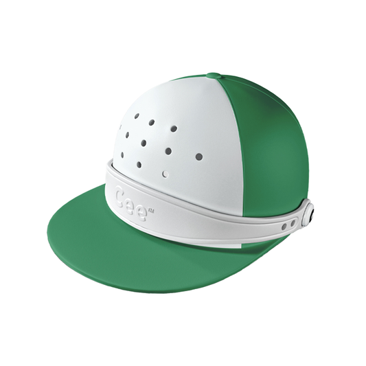 CeeCaps™ DuoTone - Emerald Shade n White